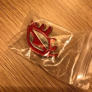 Eyelid Stoner Red Trim Small Pin Lanyard Decor Cannabis